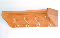 Solid Oak Coat Rack